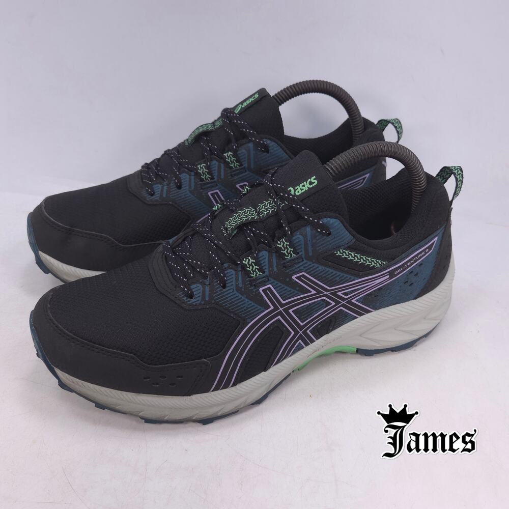ASICS GEL-Venture 9 Athletic Lace Up Shoe Womens Size 8.5 Wide Blue